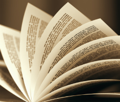 open pages of a book